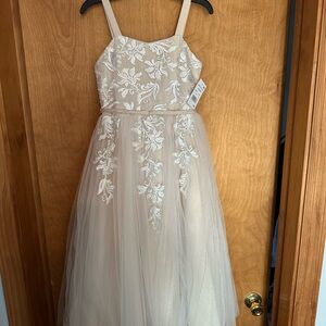 Elegant Cream Kids Dress